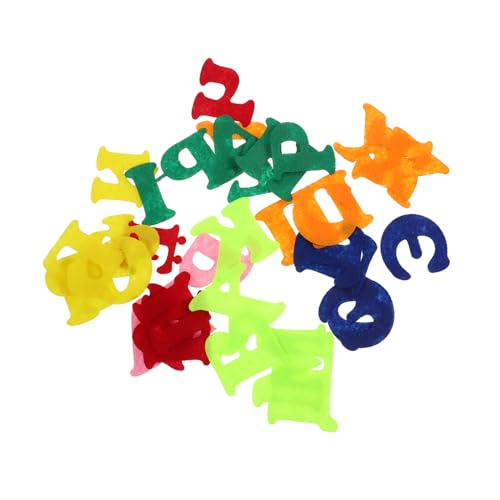 UKCOCO Russische Alphabet Sticker aus Filz und Vliesstoff Selbstklebend Bunte Großbuchstaben für Frühkindliche Sprachförderung Wanddekoration Kindergarten und DIY Bastelprojekte von UKCOCO