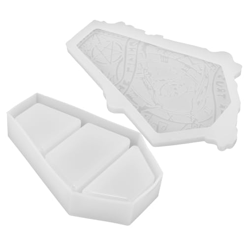 UKCOCO Sargförmige Silikonform für Diy Kreative Aufbewahrung für Epoxidharz Vielseitig Einsetzbar als Schmuck oder Dekoration für Halloween und Zuhause von UKCOCO