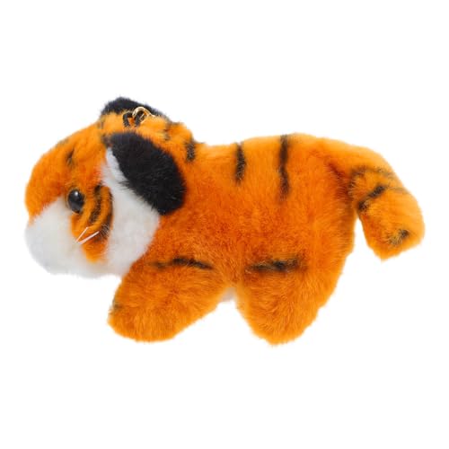 UKCOCO Schlüsselanhänger Plüsch Party niedliche Partygeschenke Kuscheltier Anhänger Schlüsselspielzeug Stofftieranhänger Zinklegierung Yellow von UKCOCO