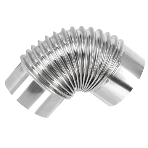 UKCOCO Schornsteinbogen Ofenrohr Flue Elbow Hitzebeständig Langlebig für Holz Öl und Gasheizungen Installieren Sicherer Metall Abgasrohranschluss von UKCOCO