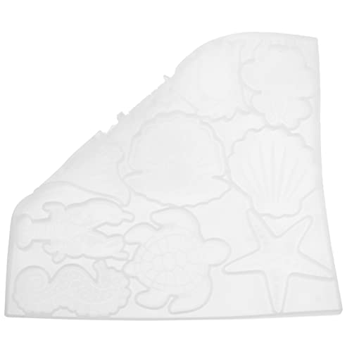 UKCOCO Silikonform Meerestiere DIY Schlüsselanhängerform Epoxidharz Gießform Wiederverwendbar Detailreiche Meeresbewohner Non Stick Leicht zu Reinigen Bastelset für Individuellen Schmuck von UKCOCO