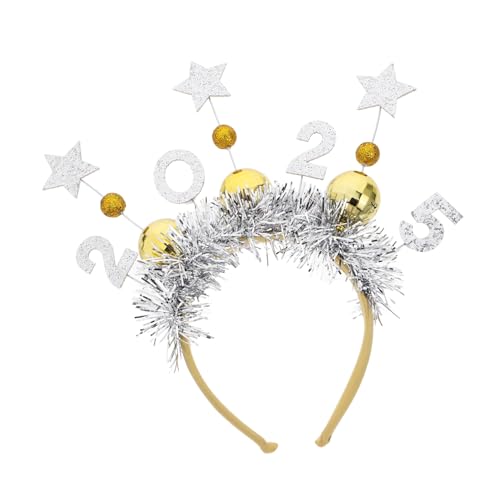 UKCOCO Silvester Haarreif Elastisch Vielseitig für Erwachsene Party Kopfschmuck Foto Requisite Festlich Bequem für Neujahrsfeier Bühnenauftritte UKCOCO Silvester Haarreif Elastisch Vielseitig für Erwachsene Party Kopfschmuck Foto Requisite Festlich Bequem für Neujahrsfeier Bühnenauftritte von UKCOCO