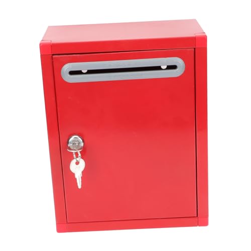 UKCOCO Spendenbox mit Schloss Abschließbare Brief und Beschwerdebox für Wohltätige Zwecke Wandmontage für Abstimmungen Vorschläge und Kummerkästen UKCOCO Spendenbox mit Schloss Abschließbare Brief und Beschwerdebox für Wohltätige Zwecke Wandmontage für Abstimmungen Vorschläge und Kummerkästen von UKCOCO