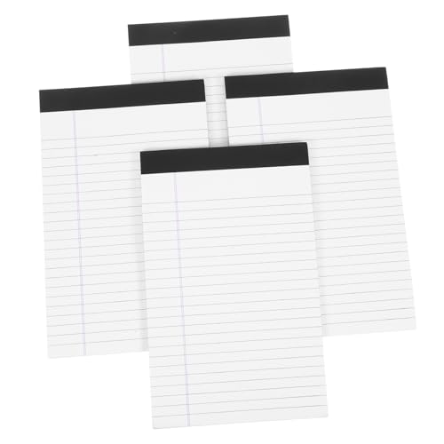 UKCOCO Teiliges Notizblock Liniertes Legal Pad mit Perforierten Blättern Abreißbares Schreibpapier Tragbares Memo Notizbuch für Büro Schule Reisen und Alltag Weiß UKCOCO Teiliges Notizblock Liniertes Legal Pad mit Perforierten Blättern Abreißbares Schreibpapier Tragbares Memo Notizbuch für Büro Schule Reisen und Alltag Weiß von UKCOCO