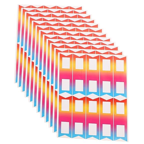 UKCOCO Teiliges Set Selbstklebende Etiketten Flaggenform Beschreibbare Ablösbare Klebeetiketten für Schüler Portable Stift Labels zur Einfachen Organisation im Büro Hause UKCOCO Teiliges Set Selbstklebende Etiketten Flaggenform Beschreibbare Ablösbare Klebeetiketten für Schüler Portable Stift Labels zur Einfachen Organisation im Büro Hause von UKCOCO