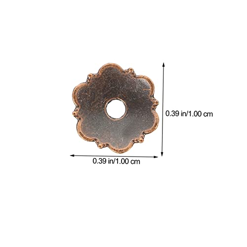 UKCOCO Tibetische Spacer Beads aus Langlebiger Legierung Paket für DIY Schmuckherstellung für Armbänder Halsketten Kreative Perlen Accessoires Leicht und Tragbar UKCOCO Tibetische Spacer Beads aus Langlebiger Legierung Paket für DIY Schmuckherstellung für Armbänder Halsketten Kreative Perlen Accessoires Leicht und Tragbar von UKCOCO