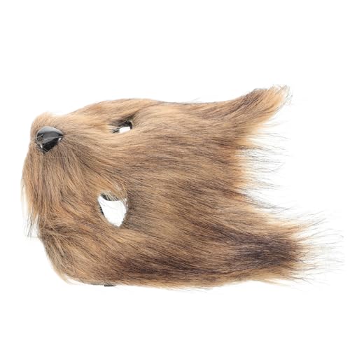 UKCOCO Tiermaske Fuchs Realistische Halbmaske für Erwachsene Cosplay und Maskerade Weiche Materialien für Hohen Vielseitig Kombinierbar für Halloween und Partys von UKCOCO