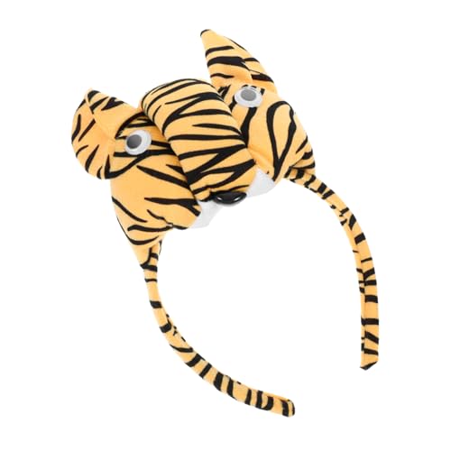 UKCOCO Tigerohr Haarband Tierische Partygeschenke Tiger-haarband Süße Tierstirnbänder Tiger Kostümzubehör Tierhaarreifen Cosplay -tierohren Süße Tierohren Tiger-stirnband Stoff UKCOCO Tigerohr Haarband Tierische Partygeschenke Tiger-haarband Süße Tierstirnbänder Tiger Kostümzubehör Tierhaarreifen Cosplay -tierohren Süße Tierohren Tiger-stirnband Stoff von UKCOCO