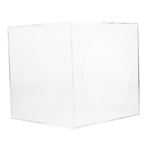 UKCOCO Transparente Acryl Losbox Multifunktionale Spendenbox mit Sicherem Design für Abstimmung und Party Stabiler Klarer Würfel für Geld Karten und Dekorationen von UKCOCO