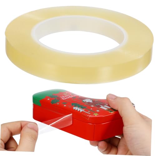 UKCOCO Transparente PVC Lebensmittelechte Dichtungsrolle Lebensmittel-dosen Klebeband Sicheres Versiegelungsband für Eisenboxen und Vorratsbehälter Stark Haftendes Verpackungsband für von UKCOCO
