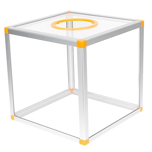 UKCOCO Transparente Raffle Box für Hochzeitskarten und Tickets für Gewinnspiele und Partys Hochwertige Acryl Box Stabile Konstruktion für Faire Spiele und Veranstaltungen von UKCOCO
