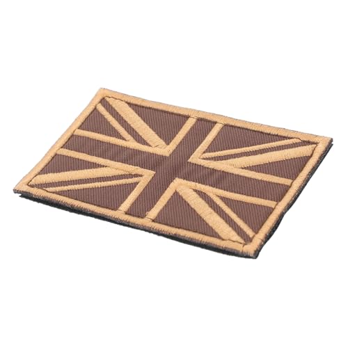 UKCOCO Union Jack Aufnäher mit Britischer Flagge Gestickter Patch für Kleidung Hüte und Taschen Praktischer und Langlebiger Applikationspatch für Gestaltung von UKCOCO