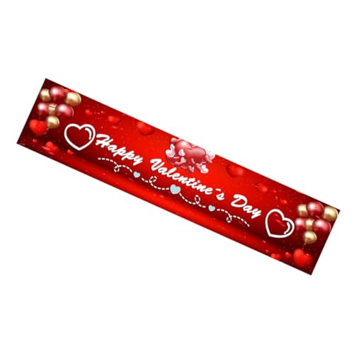 UKCOCO Valentinstag Banner Kreative Hintergrunddekoration für Partys Hochzeiten und Verlobungen aus Hochwertigem Material für Fotohintergründe und Stimmungsvolle UKCOCO Valentinstag Banner Kreative Hintergrunddekoration für Partys Hochzeiten und Verlobungen aus Hochwertigem Material für Fotohintergründe und Stimmungsvolle von UKCOCO