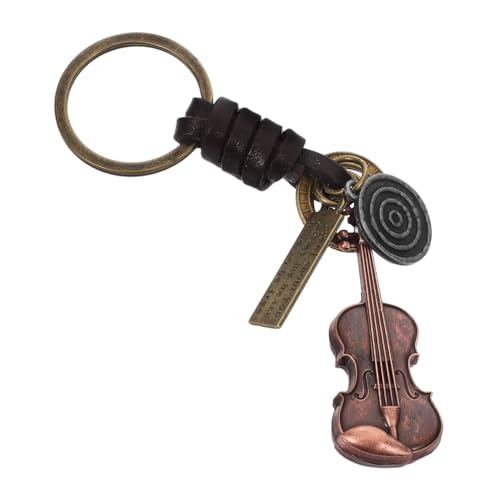 UKCOCO Violine Schlüsselanhänger Sagt Rucksack Kleiner Geigen-schlüsselanhänger, Der Musik Spielt Toni Leier Miniatur-geigen-schlüsselanhänger Partybevorzugungsanhänger Cool Zinklegierung von UKCOCO