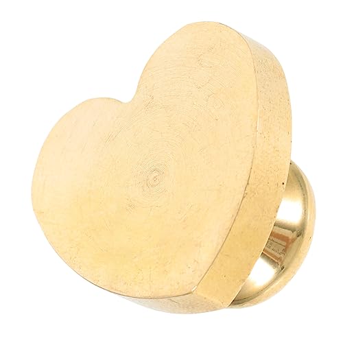 UKCOCO Wachssiegel Stempelkopf aus Messing Herzform Ersatzkopf für Diy Projekte für Einladungen Umschläge und Geschenkpapiere UKCOCO Wachssiegel Stempelkopf aus Messing Herzform Ersatzkopf für Diy Projekte für Einladungen Umschläge und Geschenkpapiere von UKCOCO