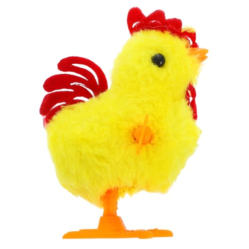 UKCOCO Weiches Plüsch-Spielzeug Zum Aufziehen, Springendes Huhn, Niedliches Simuliertes Huhn Als Osterkörbchenfüller Und Partygeschenke von UKCOCO