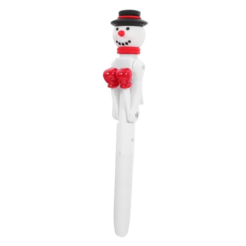 UKCOCO Weihnachtlicher Schneemann Kugelschreiber mit Box Arm Glattes Schreiben Lustiges für Büro Schule und Party Einzigartiges Kampfsport Langlebig Komfortabel UKCOCO Weihnachtlicher Schneemann Kugelschreiber mit Box Arm Glattes Schreiben Lustiges für Büro Schule und Party Einzigartiges Kampfsport Langlebig Komfortabel von UKCOCO
