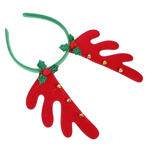 UKCOCO Weihnachtliches Rentiergeweih Stirnband Für Festliches Haaraccessoire Für Partys Und Rollenspiele Dekoration Für Feiertage von UKCOCO