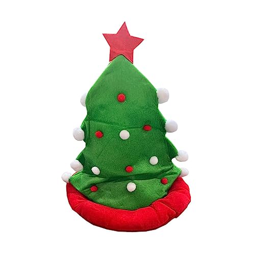 UKCOCO Weihnachtsbaum Mütze Verdickte Weihnachtsbaum Design Xmas Party Hut für Erwachsene und Frauen Weiche Warme Weihnachtsdeko und Fotorequisite mit Roter Kugel Verzierungen UKCOCO Weihnachtsbaum Mütze Verdickte Weihnachtsbaum Design Xmas Party Hut für Erwachsene und Frauen Weiche Warme Weihnachtsdeko und Fotorequisite mit Roter Kugel Verzierungen von UKCOCO