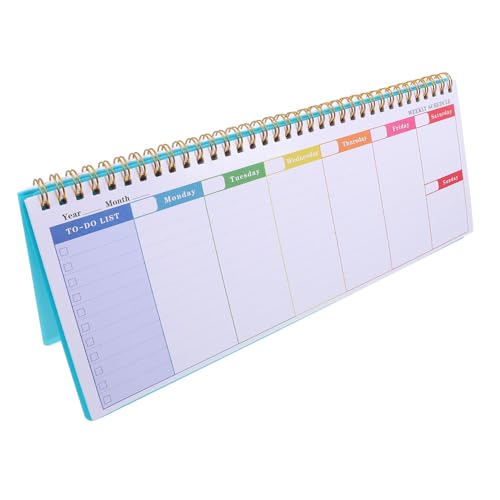 UKCOCO Wochenplaner Notizblock Grün Tragbares To Do Buch mit Glattem Praktischer Zeitmanagement Organizer für Büro und Alltag Leicht Umzublättern Robustes und Metallbindung UKCOCO Wochenplaner Notizblock Grün Tragbares To Do Buch mit Glattem Praktischer Zeitmanagement Organizer für Büro und Alltag Leicht Umzublättern Robustes und Metallbindung von UKCOCO