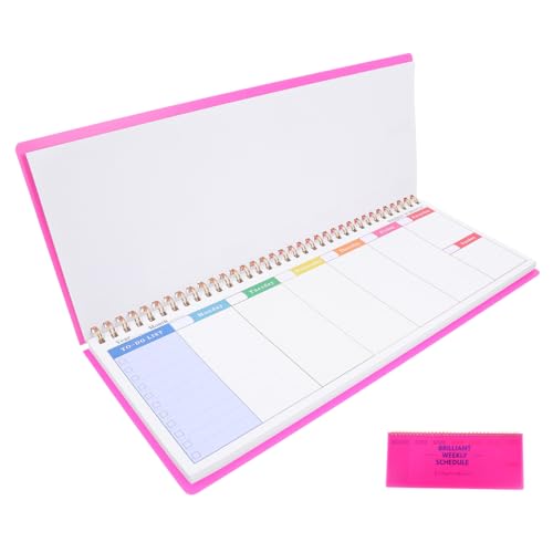 UKCOCO Wochenplaner Notizblock Spiralblock To Do Liste Aufgabenplaner Wochenübersicht Kalenderblatt für Büro Schule und Zuhause Reißfestes Papier Klare Moderne UKCOCO Wochenplaner Notizblock Spiralblock To Do Liste Aufgabenplaner Wochenübersicht Kalenderblatt für Büro Schule und Zuhause Reißfestes Papier Klare Moderne von UKCOCO