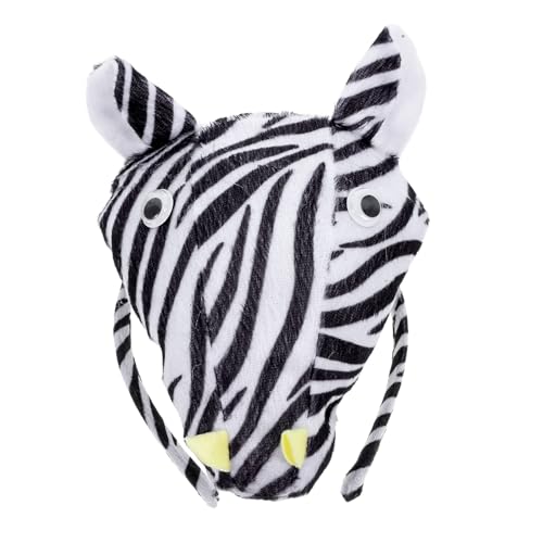 UKCOCO Zebra-stirnband Ohren Kostüm Zebrakostüm Für Tierstirnband Für Kopfbedeckung Anziehen Zebra-haarband Halloween-haarband Zebra -cosplay -requisiten Zebra-zubehör Stoff von UKCOCO