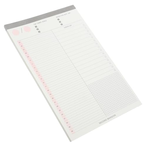 UKCOCO Zeitplaner Notizbuch Tragbares Büro Memo Pad Abreißbares Planer Notizheft für Tägliche Terminplanung Haushaltsplaner und Aufgabenliste Leicht und für Unterwegs UKCOCO Zeitplaner Notizbuch Tragbares Büro Memo Pad Abreißbares Planer Notizheft für Tägliche Terminplanung Haushaltsplaner und Aufgabenliste Leicht und für Unterwegs von UKCOCO