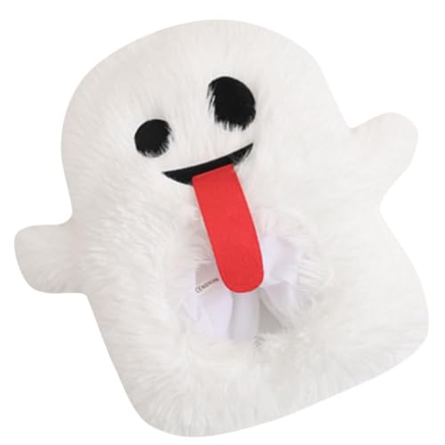UKCOCO Zungenklebende Geisterhut Kopfbedeckung Lustige Halloween Kostümrequisite Mütze für Fasching und Mottopartys aus Hochwertigem Sicher und Bequem von UKCOCO