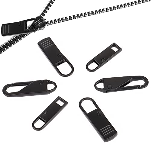 Reißverschluss zipper,Reissverschluss Zipper Pull,ersatz Reißverschluss Schieberfür Mantel, Koffer, Jeans, Tasche, Reißverschluss Puller Laschen - Metall, Farbe Schwarz,Stiefel Jackenrucksäcke Reißverschluss zipper,Reissverschluss Zipper Pull,ersatz Reißverschluss Schieberfür Mantel, Koffer, Jeans, Tasche, Reißverschluss Puller Laschen - Metall, Farbe Schwarz,Stiefel Jackenrucksäcke von UKOFEW