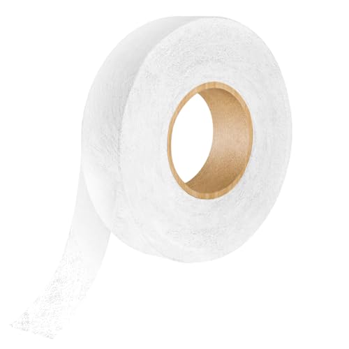 Saumband Ohne Nähen Rolle, Saumband, Bügelband zum Aufbügeln, Saumband zum Aufbügeln, Bügelband Saumband, Klebeband zum Aufbügeln,zum Reparieren von Stoff, Vorhang, Hosen, Kleidung (Weiß, 20mm x 64m) Saumband Ohne Nähen Rolle, Saumband, Bügelband zum Aufbügeln, Saumband zum Aufbügeln, Bügelband Saumband, Klebeband zum Aufbügeln,zum Reparieren von Stoff, Vorhang, Hosen, Kleidung (Weiß, 20mm x 64m) von UKOFEW