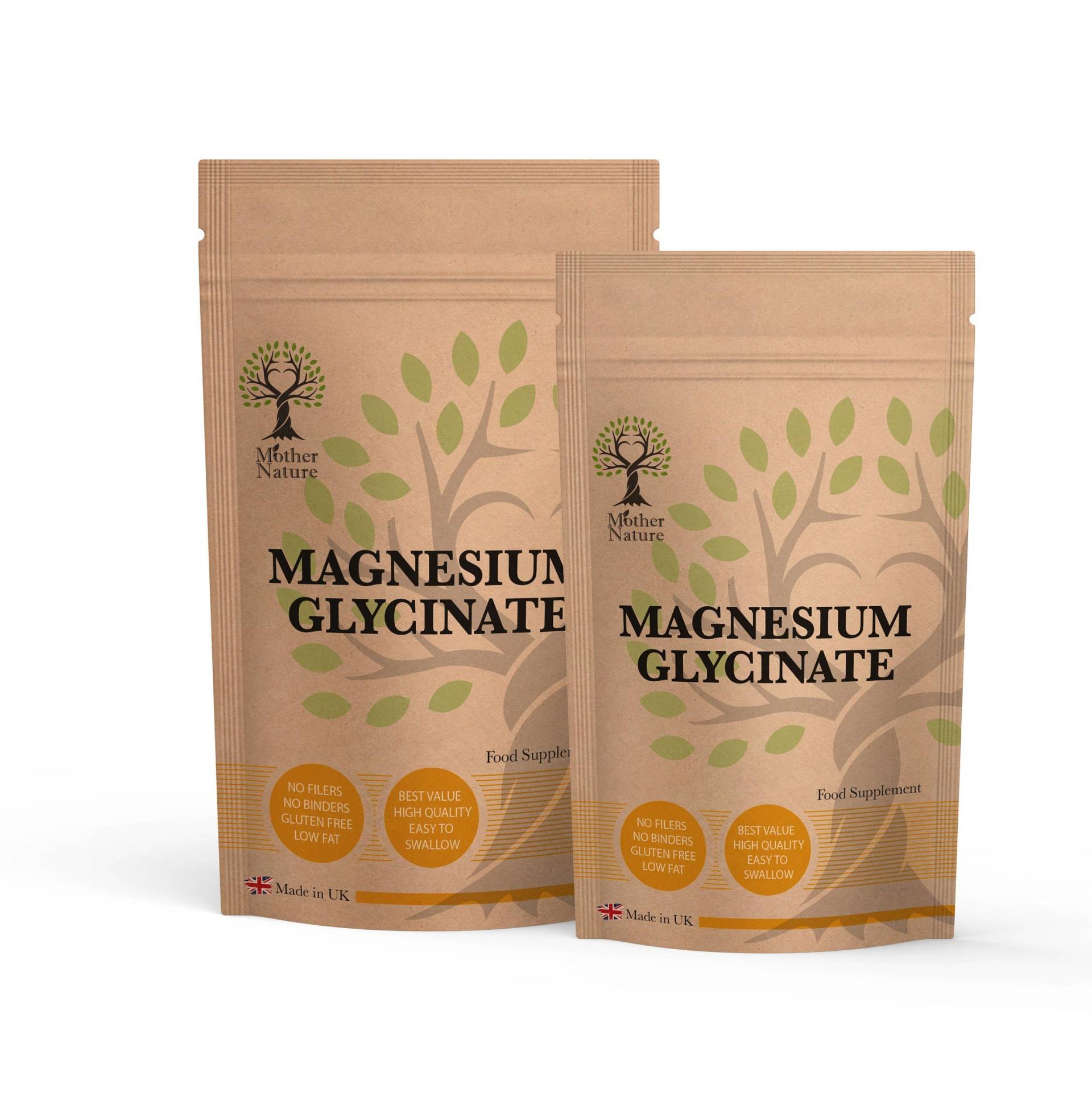 Magnesiumglycinat 650 Mg Kapseln Magnesiumpräparat Mit Maximaler Stärke Hoch Resorbierbares Reines Pulver Vegan von UKmotherNature