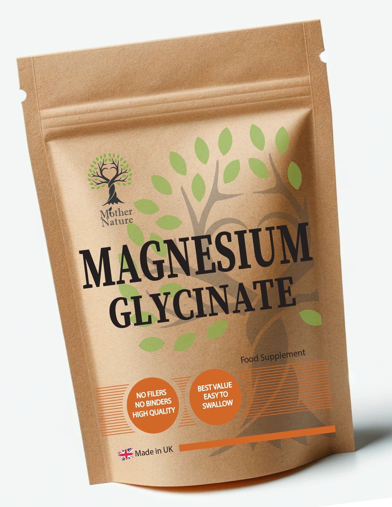 Magnesiumglycinat 650 Mg Kapseln Magnesiumpräparat Mit Maximaler Stärke Hoch Resorbierbares Reines Pulver Vegan von UKmotherNature