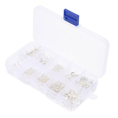 ULDIGI 1 Schachtel Earring Accessories Teiliges Silbernes DIY aus Leichtem Langlebigem für Ohrhaken Schmuckherstellung Basteln Individueller Ohrringe Geeignet für Creolen und ULDIGI 1 Schachtel Earring Accessories Teiliges Silbernes DIY aus Leichtem Langlebigem für Ohrhaken Schmuckherstellung Basteln Individueller Ohrringe Geeignet für Creolen und von ULDIGI