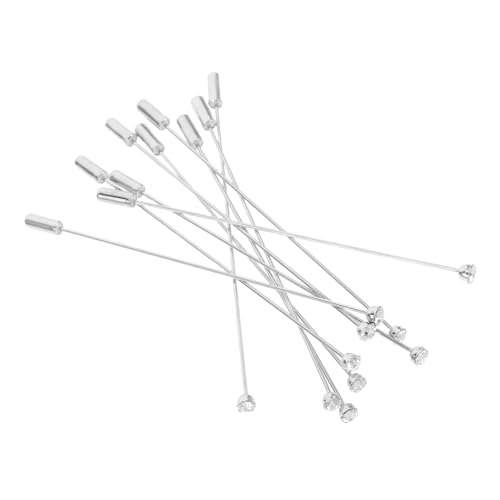 ULDIGI 10 Stück Anstecknadeln: Anstecknadeln, Brosche, Nadel, Anzug, Krawatte, Hut, Schal, Abzeichen Für DIY-modeschmuckherstellung, Zubehör Für Hut, Schal, Revers, Corsage, 96 Mm ULDIGI 10 Stück Anstecknadeln: Anstecknadeln, Brosche, Nadel, Anzug, Krawatte, Hut, Schal, Abzeichen Für DIY-modeschmuckherstellung, Zubehör Für Hut, Schal, Revers, Corsage, 96 Mm von ULDIGI