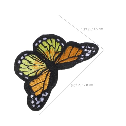 ULDIGI 10 Stück Große Gelbe Schmetterling Bügelbilder und Aufnäher Bestickte Diy Stoffapplikationen für Kleidung Reparatur Vielseitige Dekorative Patches für Jacken Taschen ULDIGI 10 Stück Große Gelbe Schmetterling Bügelbilder und Aufnäher Bestickte Diy Stoffapplikationen für Kleidung Reparatur Vielseitige Dekorative Patches für Jacken Taschen von ULDIGI