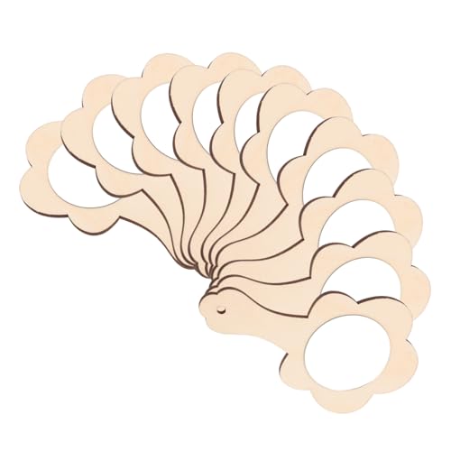 ULDIGI 10 Stück Teiliges DIY Holzspiegel Kinderhandspiegel zum Bemalen Blanko Handspiegel aus Holz für Schule Familie Gestalten und Kreative Dekoration mit Weicher Tonverzierung ULDIGI 10 Stück Teiliges DIY Holzspiegel Kinderhandspiegel zum Bemalen Blanko Handspiegel aus Holz für Schule Familie Gestalten und Kreative Dekoration mit Weicher Tonverzierung von ULDIGI