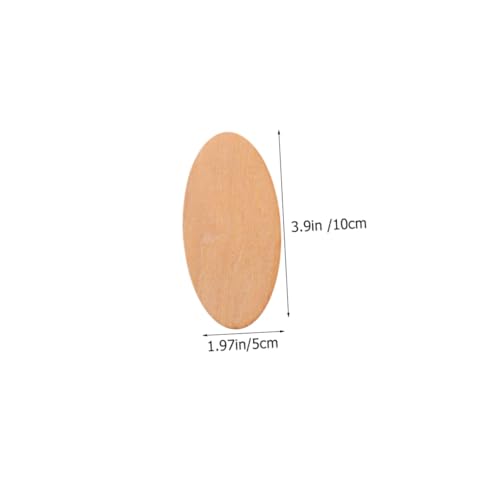 ULDIGI 10 Stück Teiliges Ovale Holzscheiben Naturbelassen zum Basteln DIY Holzplaketten für Hängende Dekorationen Bemalbar Gravieren Geeignet für Hochzeit Party Wohnkultur ULDIGI 10 Stück Teiliges Ovale Holzscheiben Naturbelassen zum Basteln DIY Holzplaketten für Hängende Dekorationen Bemalbar Gravieren Geeignet für Hochzeit Party Wohnkultur von ULDIGI