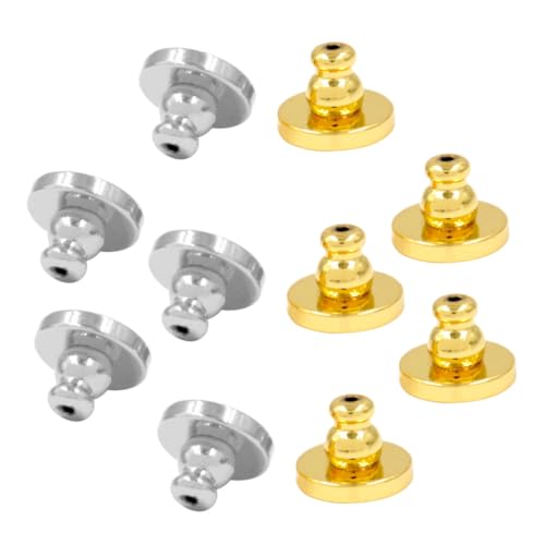 ULDIGI 10 Stück Teiliges Schraub ohrstecker verschlüsse aus Gold Beschichtet Sichere Ohrstecker rückseiten für Frauen Ersatzteile für Hängende Ohrringe Kompatibel mit Meisten Ohrläppchen ULDIGI 10 Stück Teiliges Schraub ohrstecker verschlüsse aus Gold Beschichtet Sichere Ohrstecker rückseiten für Frauen Ersatzteile für Hängende Ohrringe Kompatibel mit Meisten Ohrläppchen von ULDIGI
