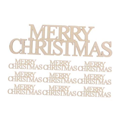 ULDIGI 10 Stück Teiliges Weihnachts-holzanhänger zum Selbstgestalten Naturbelassene Holzscheiben für Diy-geschenkanhänger Langlebige Holzbuchstaben für Weihnachtsbaum Heimdekoration ULDIGI 10 Stück Teiliges Weihnachts-holzanhänger zum Selbstgestalten Naturbelassene Holzscheiben für Diy-geschenkanhänger Langlebige Holzbuchstaben für Weihnachtsbaum Heimdekoration von ULDIGI
