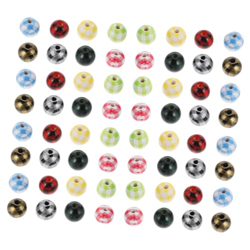 ULDIGI 100 Stück Bunte Holzperlen Glatt zum Auffädeln DIY Schmuck Bastelperlen für Erwachsene Natürliche Lose Holzrundperlen für Armbänder und Dekorationen ULDIGI 100 Stück Bunte Holzperlen Glatt zum Auffädeln DIY Schmuck Bastelperlen für Erwachsene Natürliche Lose Holzrundperlen für Armbänder und Dekorationen von ULDIGI