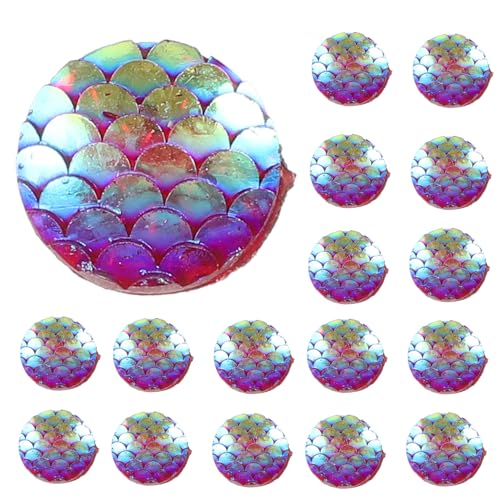 ULDIGI 100 Stück Flache Ab Beschichtete Resin Rhinestones Fischschuppenform Feine Strasssteine für DIY Kleidung Schuhe Taschen Dekoration Glatte Rückseite zum Aufkleben ULDIGI 100 Stück Flache Ab Beschichtete Resin Rhinestones Fischschuppenform Feine Strasssteine für DIY Kleidung Schuhe Taschen Dekoration Glatte Rückseite zum Aufkleben von ULDIGI