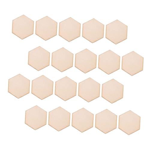 ULDIGI 100 Stück Hexagon Holzscheiben Holzplatten Unbearbeitet Blank Holzstücke für DIY Bastelholzplatte Holzplättchen Basteln Holzstücke Holzreste Holzblöcke Schwemmholz Dekoration ULDIGI 100 Stück Hexagon Holzscheiben Holzplatten Unbearbeitet Blank Holzstücke für DIY Bastelholzplatte Holzplättchen Basteln Holzstücke Holzreste Holzblöcke Schwemmholz Dekoration von ULDIGI
