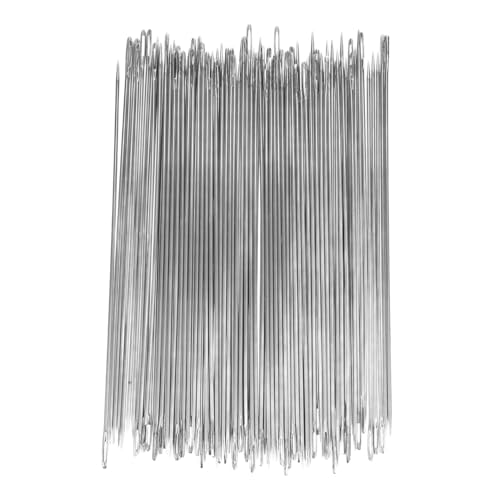 ULDIGI 100 Stück Nadeln Mit Großem Öhr Schmuckstricknadeln Garnstricknadeln Stickgarnnadeln Gobelinnadeln Nähnadeln Zum Handnähen Handstickereizubehör Silbermetall ULDIGI 100 Stück Nadeln Mit Großem Öhr Schmuckstricknadeln Garnstricknadeln Stickgarnnadeln Gobelinnadeln Nähnadeln Zum Handnähen Handstickereizubehör Silbermetall von ULDIGI