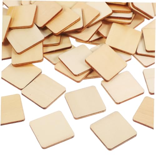 ULDIGI 100 Stück Quadratische Holzplatten für Bastelarbeiten Naturbelassen Langlebig zum Bemalen und Gestalten für DIY Kunstprojekte Hochzeitsdekoration und Kreative Handarbeit ULDIGI 100 Stück Quadratische Holzplatten für Bastelarbeiten Naturbelassen Langlebig zum Bemalen und Gestalten für DIY Kunstprojekte Hochzeitsdekoration und Kreative Handarbeit von ULDIGI