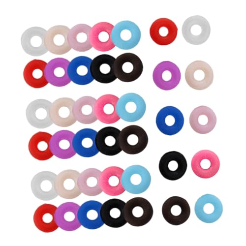 ULDIGI 100 Stück Stopperringe für Armbänder Rutschfeste Gummi Stopperperlen in Farben Vielseitige Schmuckteile für DIY Armbandherstellung und Schmuckzubehör ULDIGI 100 Stück Stopperringe für Armbänder Rutschfeste Gummi Stopperperlen in Farben Vielseitige Schmuckteile für DIY Armbandherstellung und Schmuckzubehör von ULDIGI