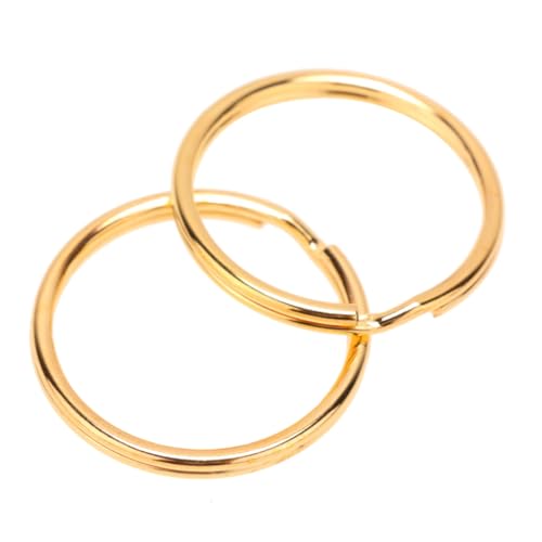 ULDIGI 100 Stück Teiliges Runde Flache Schlüsselringe Außendurchmesser aus Goldenem Metall für Schlüsselanhänger DIY Accessoires Schlüsselorganisation Zuhause Auto ULDIGI 100 Stück Teiliges Runde Flache Schlüsselringe Außendurchmesser aus Goldenem Metall für Schlüsselanhänger DIY Accessoires Schlüsselorganisation Zuhause Auto von ULDIGI