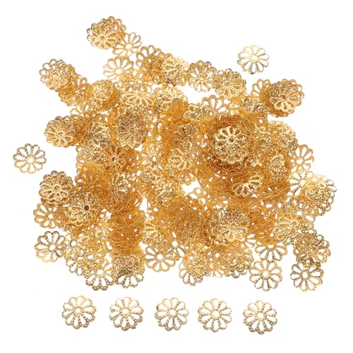 ULDIGI 1000 Stück Teiliges Vintage Metall Perlenkappen Blütenform Filigrane Spacer Bead Caps für DIY Schmuckherstellung Armbänder Halsketten Zubehör Langlebig und Rostbeständig ULDIGI 1000 Stück Teiliges Vintage Metall Perlenkappen Blütenform Filigrane Spacer Bead Caps für DIY Schmuckherstellung Armbänder Halsketten Zubehör Langlebig und Rostbeständig von ULDIGI