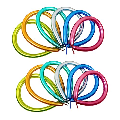 ULDIGI Metallic Twisting Balloon Animals Kit 100 Stück Ballons Für Partydekorationen von ULDIGI
