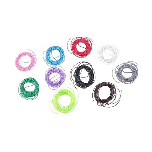 ULDIGI 10Stücke Gewachste Baumwollschnur für DIY Dicke Schnur für Armbänder Halsketten und Bastelarbeiten für Schmuckherstellung und Handwerkliche Projekte ULDIGI 10Stücke Gewachste Baumwollschnur für DIY Dicke Schnur für Armbänder Halsketten und Bastelarbeiten für Schmuckherstellung und Handwerkliche Projekte von ULDIGI