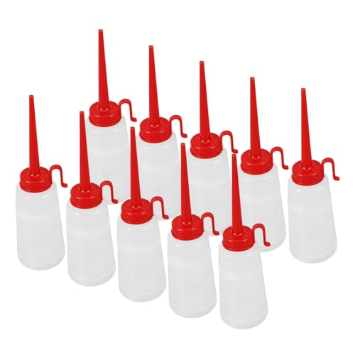 ULDIGI 10Stücke Nähölflasche Auslaufsichere Quetschflaschen mit Spitzem Ausguss für Präzise Flüssigkeitsabgabe für Öl Lotionen und Farben Leicht und Tragbar ULDIGI 10Stücke Nähölflasche Auslaufsichere Quetschflaschen mit Spitzem Ausguss für Präzise Flüssigkeitsabgabe für Öl Lotionen und Farben Leicht und Tragbar von ULDIGI